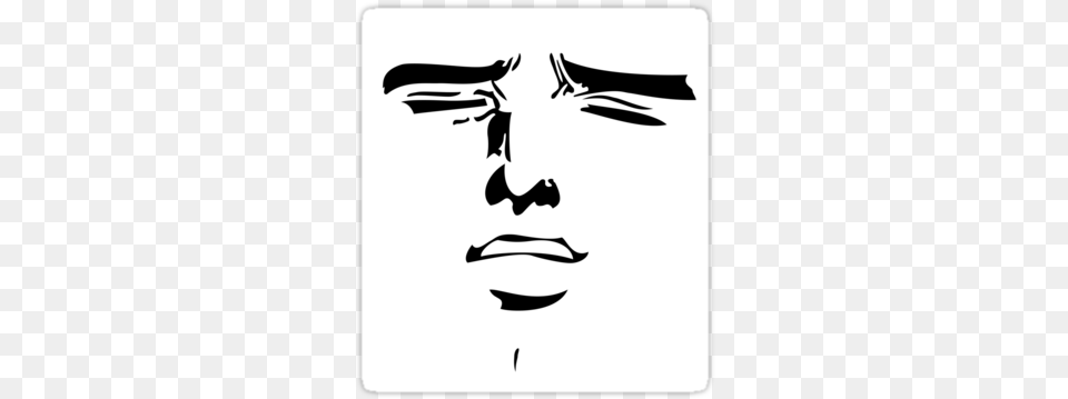 Learn How To Draw Yaranaika Anime Meme Face, Stencil, Animal, Fish, Sea Life Free Transparent Png