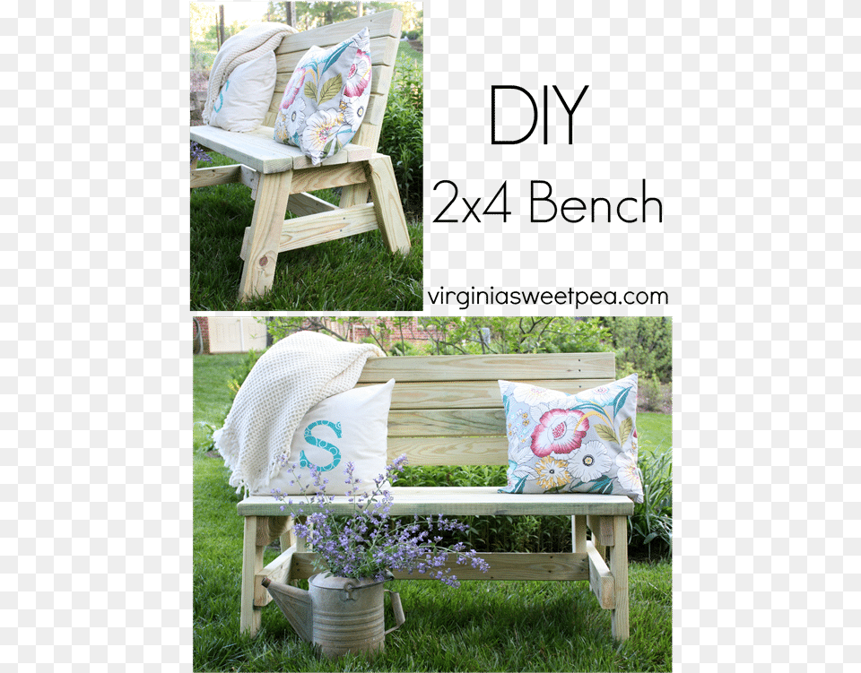 Learn How To Make An Easy And Comfortable Diy Bench Coffee Table, Linen, Home Decor, Grass, Furniture Free Png