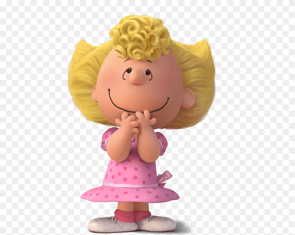 Learn More About Each Of The Star Characters Peanuts Sally The Peanuts Movie, Doll, Toy, Baby, Person Free Png