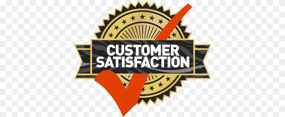 Learn More About Our Company Customer Satisfaction Logo, Badge, Symbol, Architecture, Building Free Transparent Png