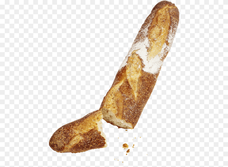 Learn More Baguette Broken In Half, Bread, Food Free Transparent Png
