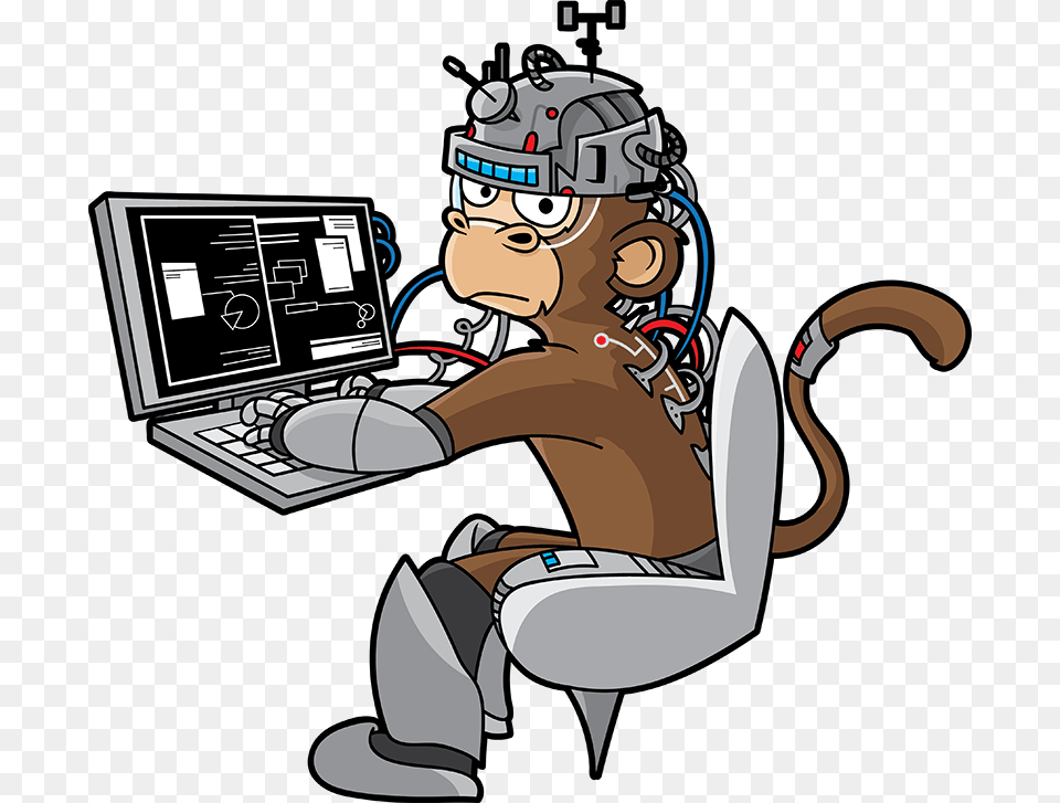 Learn Sql And Excel For Data Analysis Interactively Data Monkey, Person, Computer, Electronics, Pc Free Transparent Png