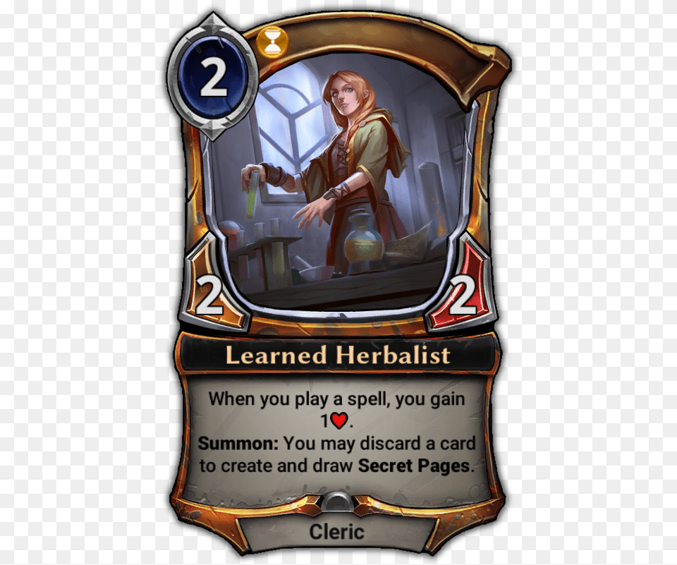 Learned Herbalist Eternal Hall Of Lost Kings, Adult, Female, Person, Woman Free Png