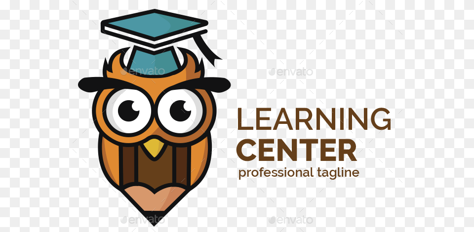Learning Center Logo Owl Template Logo Owl Ber Toga, People, Person, Graduation, Advertisement Png