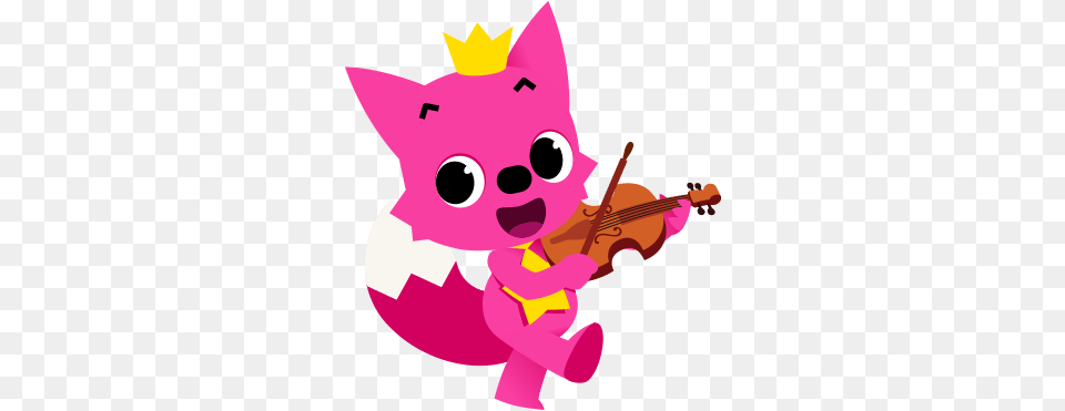 Learning Pinkfong Shark Cake Baby Shark Shark Party Pinkfong Clipart, Person, Guitar, Musical Instrument Free Png Download