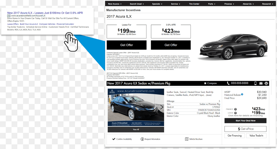 Lease Payment Button And Dynamic Lease Pages Ford Escape Hybrid, Advertisement, File, Vehicle, Transportation Free Png