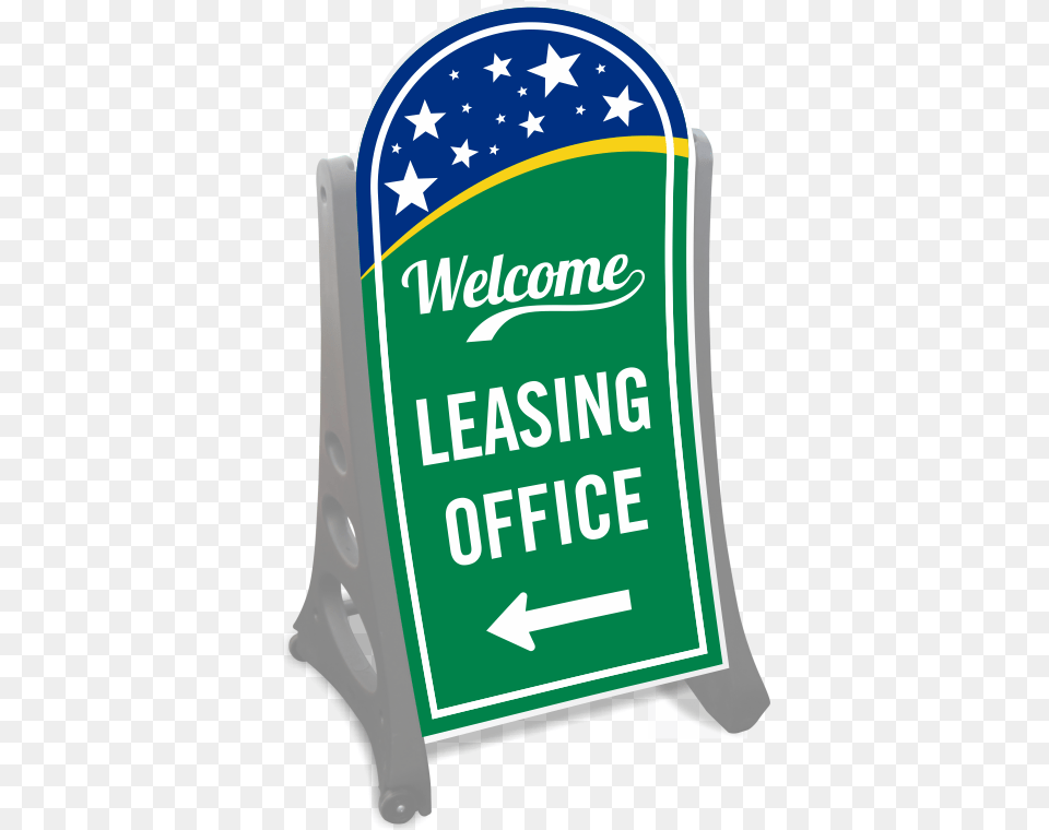 Leasing Office Sidewalk Signs Kit Funny Bumper Stickers, Mailbox, Text Free Transparent Png