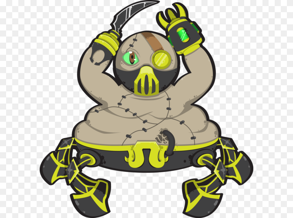 Least Popular Champions League Of Legends Chibi Urgot, Device, Grass, Lawn, Lawn Mower Free Png Download