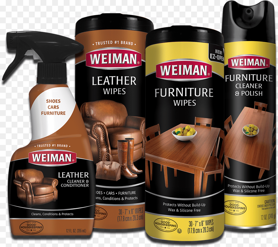 Leather Amp Wood Furniture Care Kit Weiman, Tin, Can, Bottle, Cosmetics Free Png Download