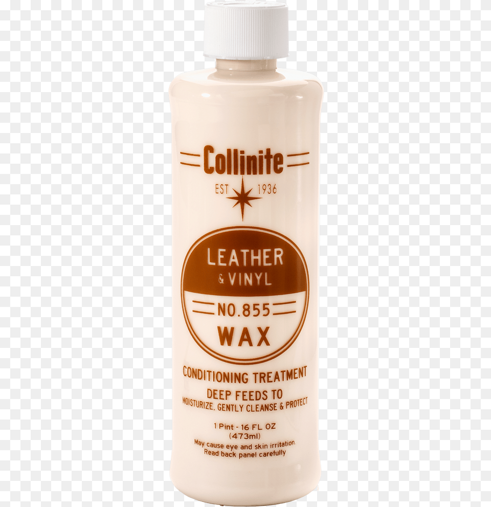 Leather And Vinyl Wax Conditioning Treatment Drink, Bottle, Lotion, Cosmetics, Alcohol Free Png