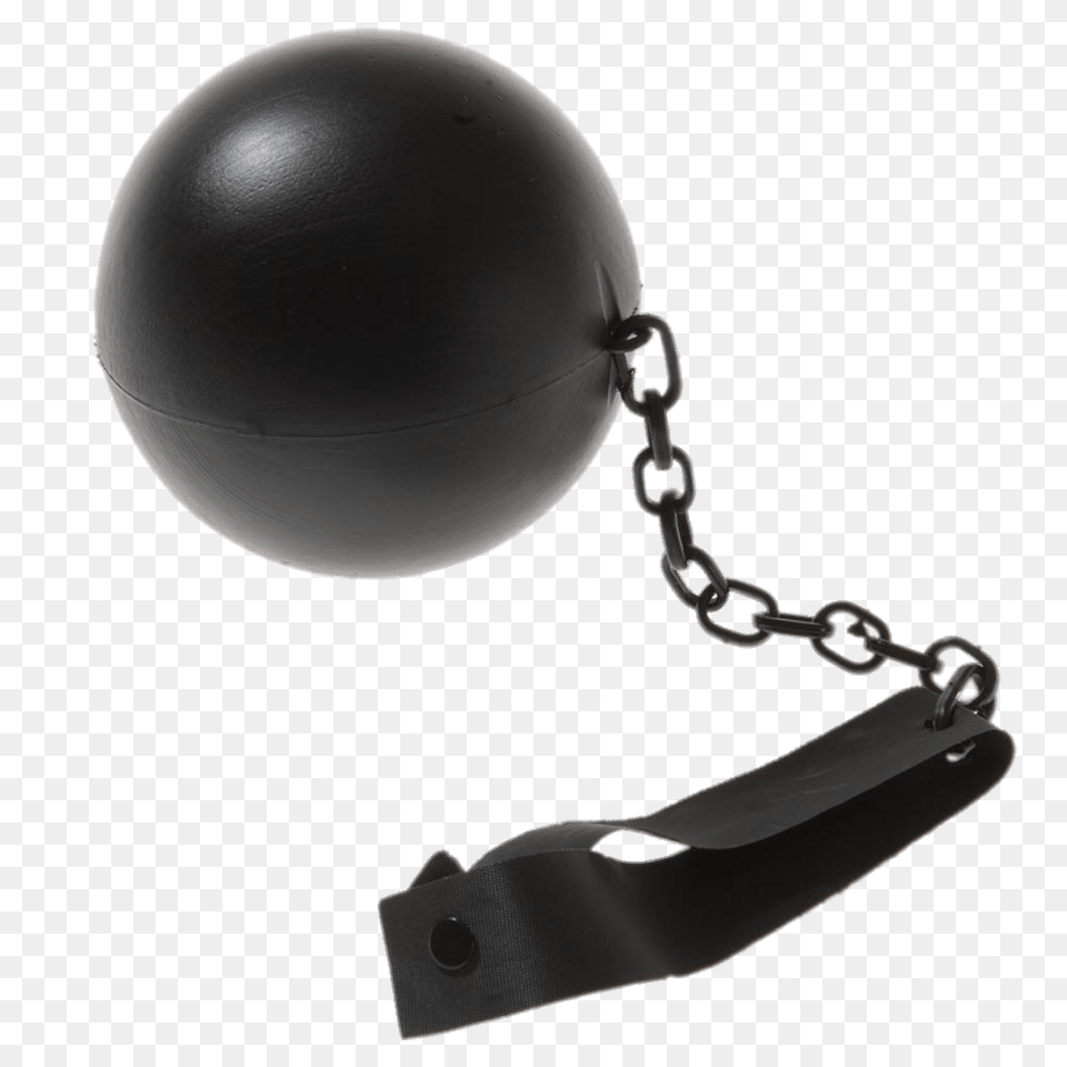 Leather Ball And Chain, Sphere, Weapon Png Image