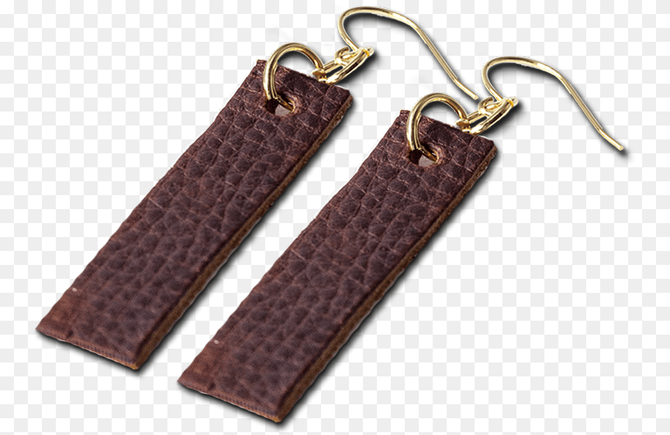 Leather Bar Earrings Earrings, Accessories, Earring, Jewelry, Strap Free Transparent Png