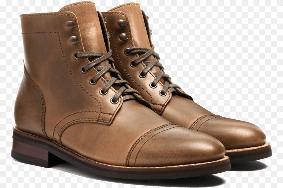 Leather Boots Thursday Boots Captain Natural, Clothing, Footwear, Shoe, Boot Png Image