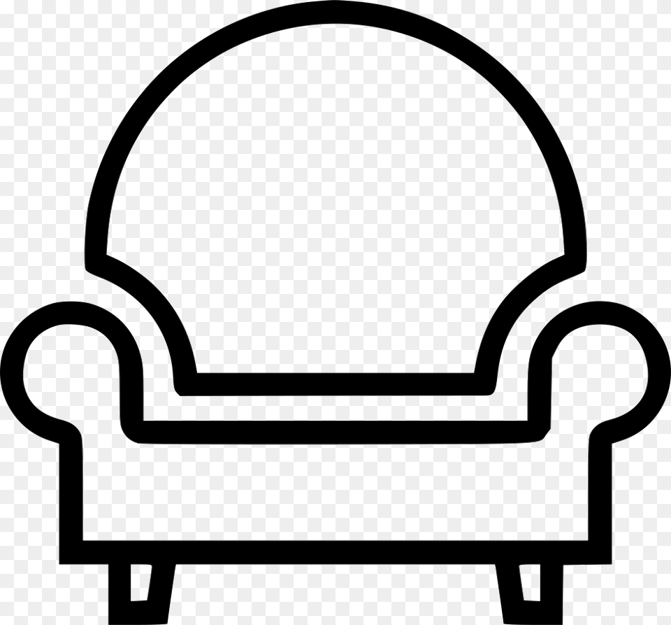 Leather Chair Home Furniture Plate Heat Exchanger Symbol, Stencil, Armchair Free Png Download