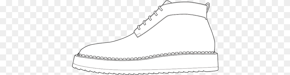 Leather Creeper Sketch, Clothing, Footwear, Shoe, Sneaker Free Png