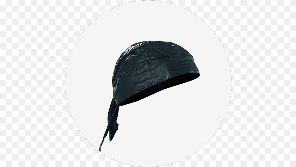Leather Durag Leather Skull Cap, Clothing, Hat, Swimwear, Accessories Free Png Download