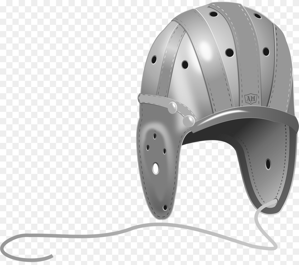 Leather Football Helmet Clipart, Crash Helmet, American Football, Person, Playing American Football Free Transparent Png