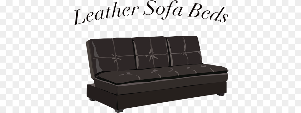 Leather Futon Couch Sofa Beds Intended For Plan Sofa Bed, Cushion, Furniture, Home Decor, Blackboard Free Png