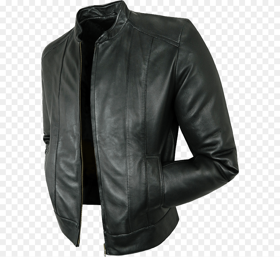 Leather Jacket, Clothing, Coat, Leather Jacket Png Image