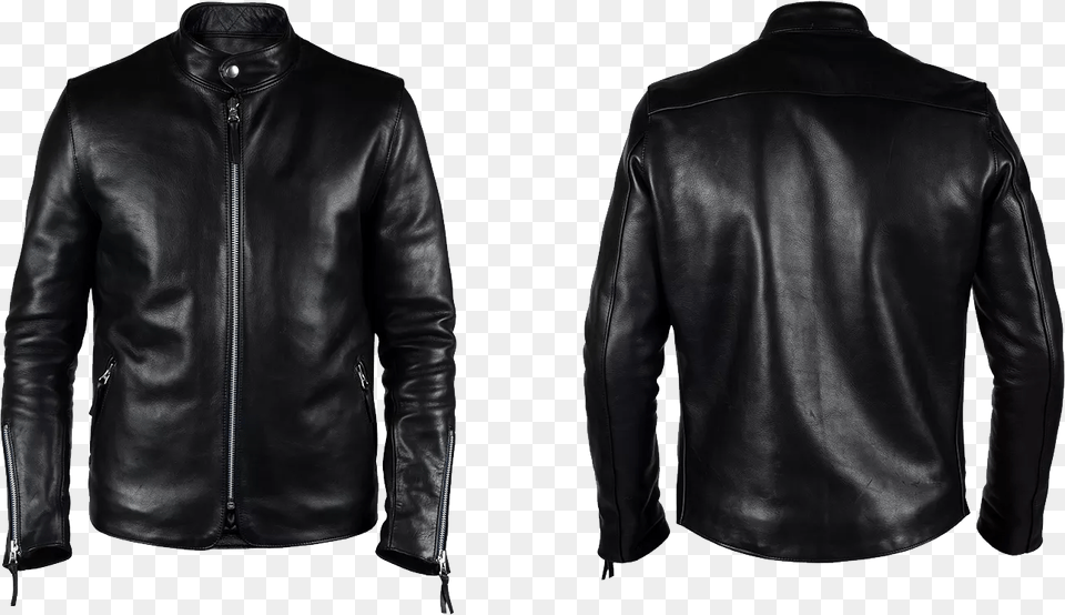 Leather Jacket, Clothing, Coat, Leather Jacket, Long Sleeve Png Image