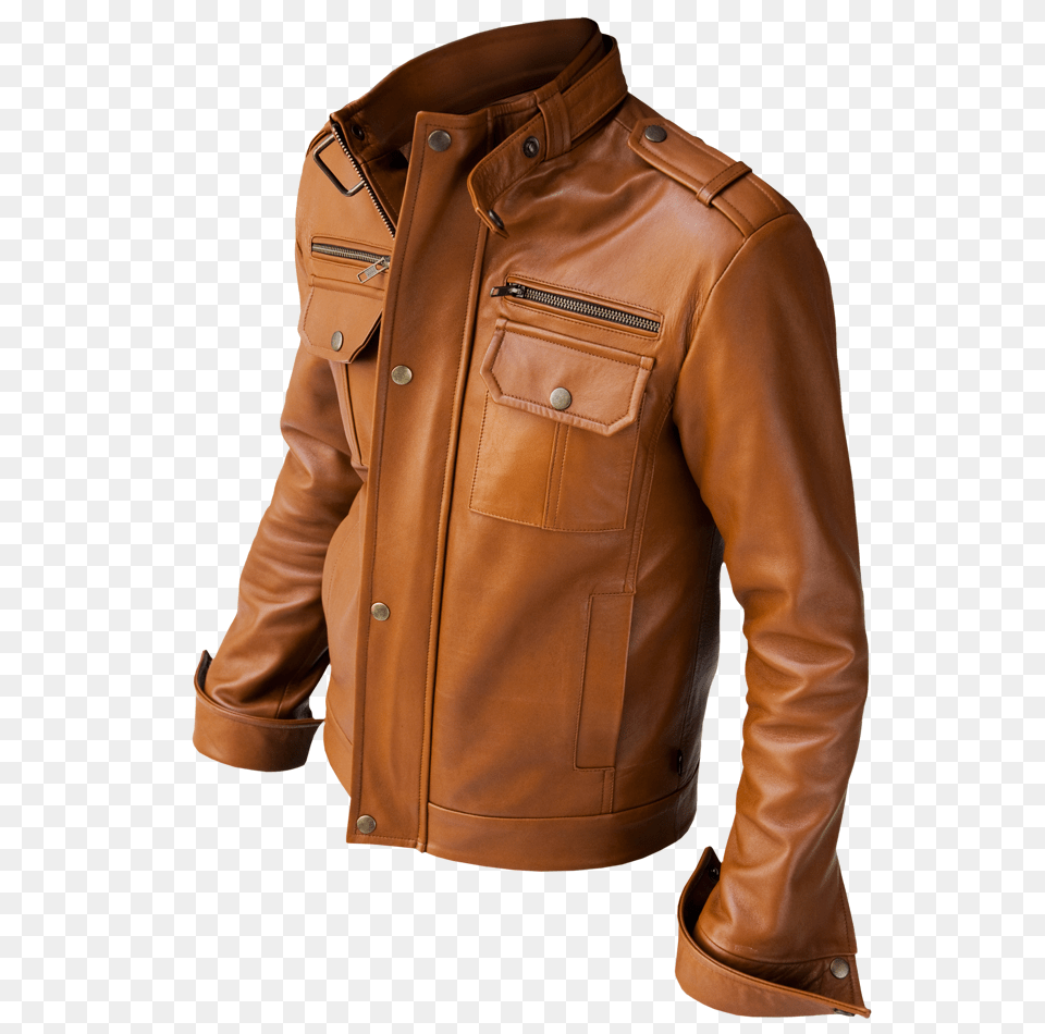 Leather Jacket, Clothing, Coat, Leather Jacket Free Png