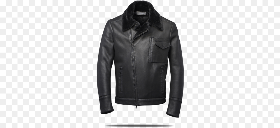 Leather Jacket, Clothing, Coat, Leather Jacket, Hoodie Png Image