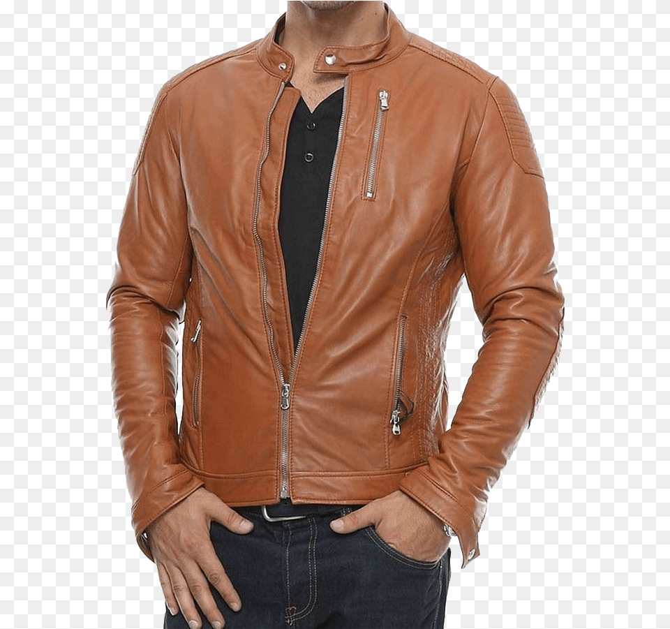 Leather Jacket, Clothing, Coat, Leather Jacket Free Png