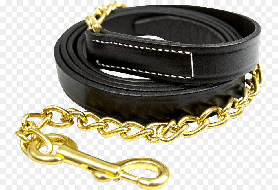 Leather Lead With 30quot Chain Horse Leads, Accessories, Belt, Jewelry, Leash Free Transparent Png