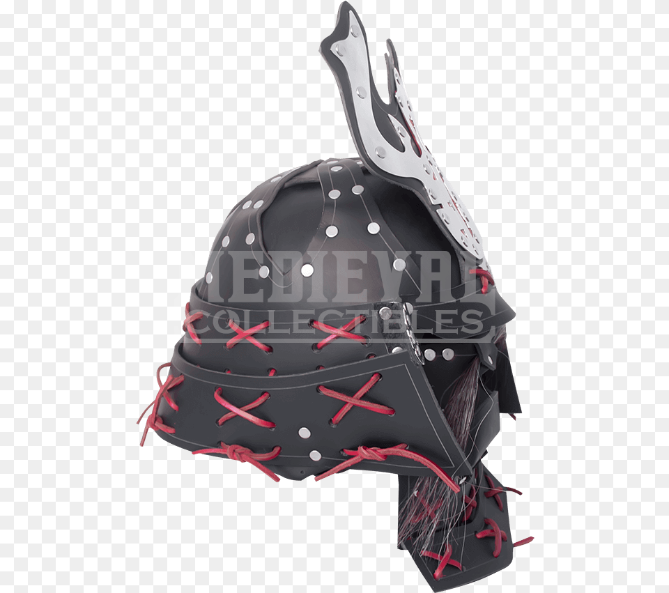Leather Samurai Helmet Goaltender Mask, Crash Helmet, Clothing, Hardhat, Aircraft Free Png
