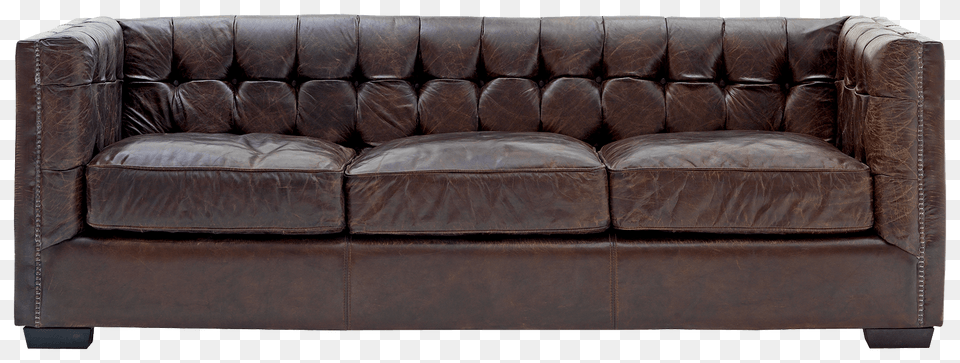 Leather Sofa, Couch, Furniture, Chair Png Image