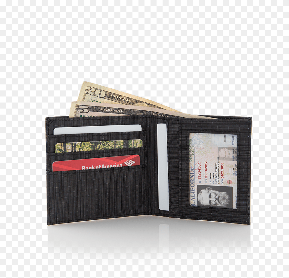 Leather Square Id Wallet Wallet, Accessories Free Png
