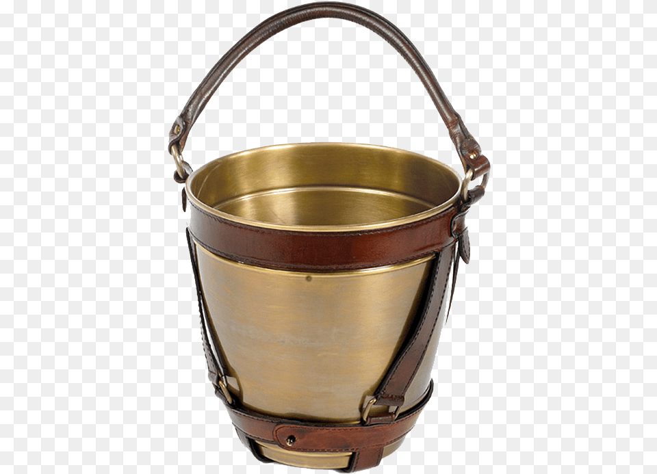 Leather Strap Ice Bucket, Smoke Pipe Free Png Download