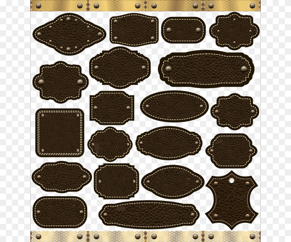 Leather Vector Button For On Mbtskoudsalg Leather Vetor, Home Decor, Rug, Pattern Free Png Download