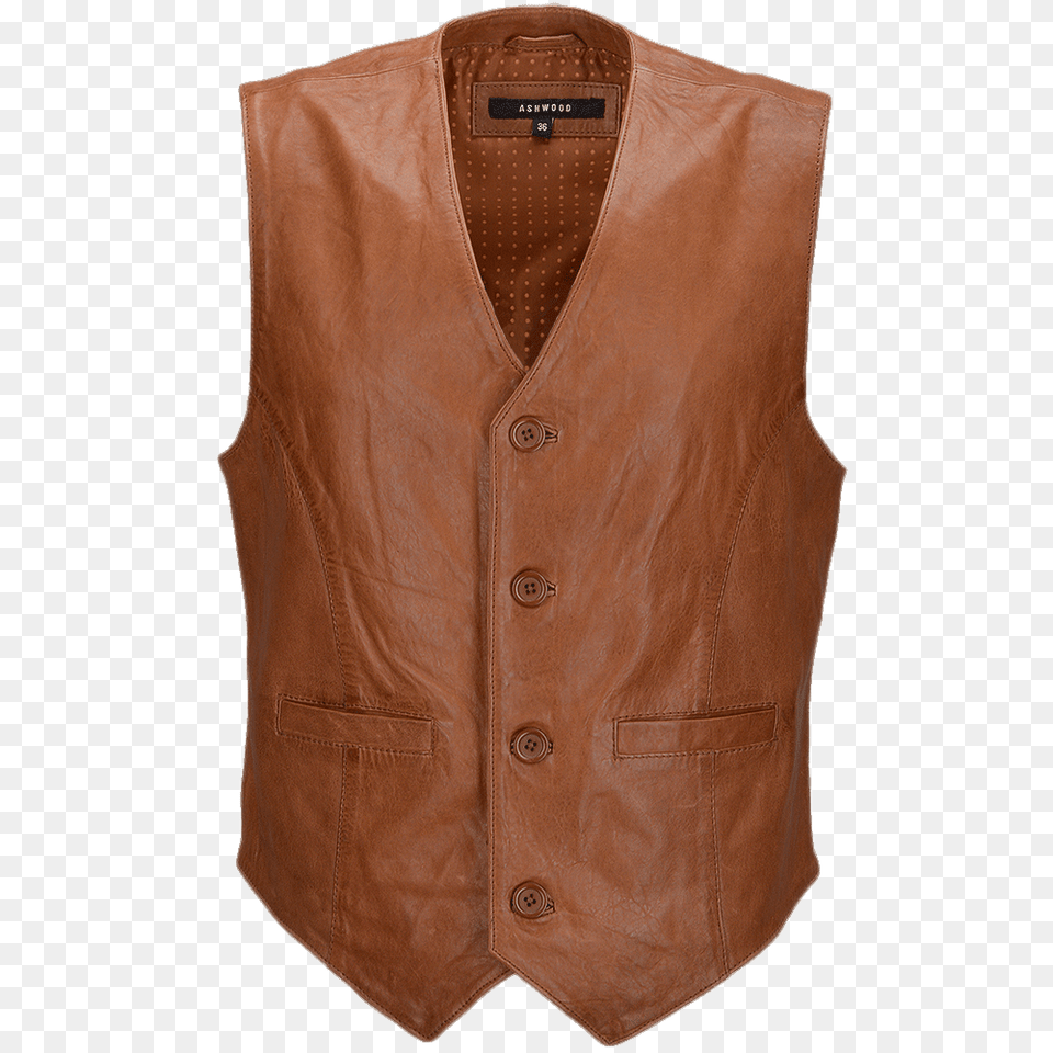 Leather Waistcoat, Clothing, Lifejacket, Vest Free Png