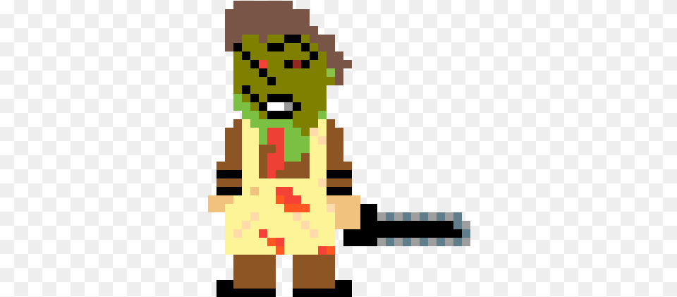 Leatherface Cartoon, Qr Code Free Transparent Png