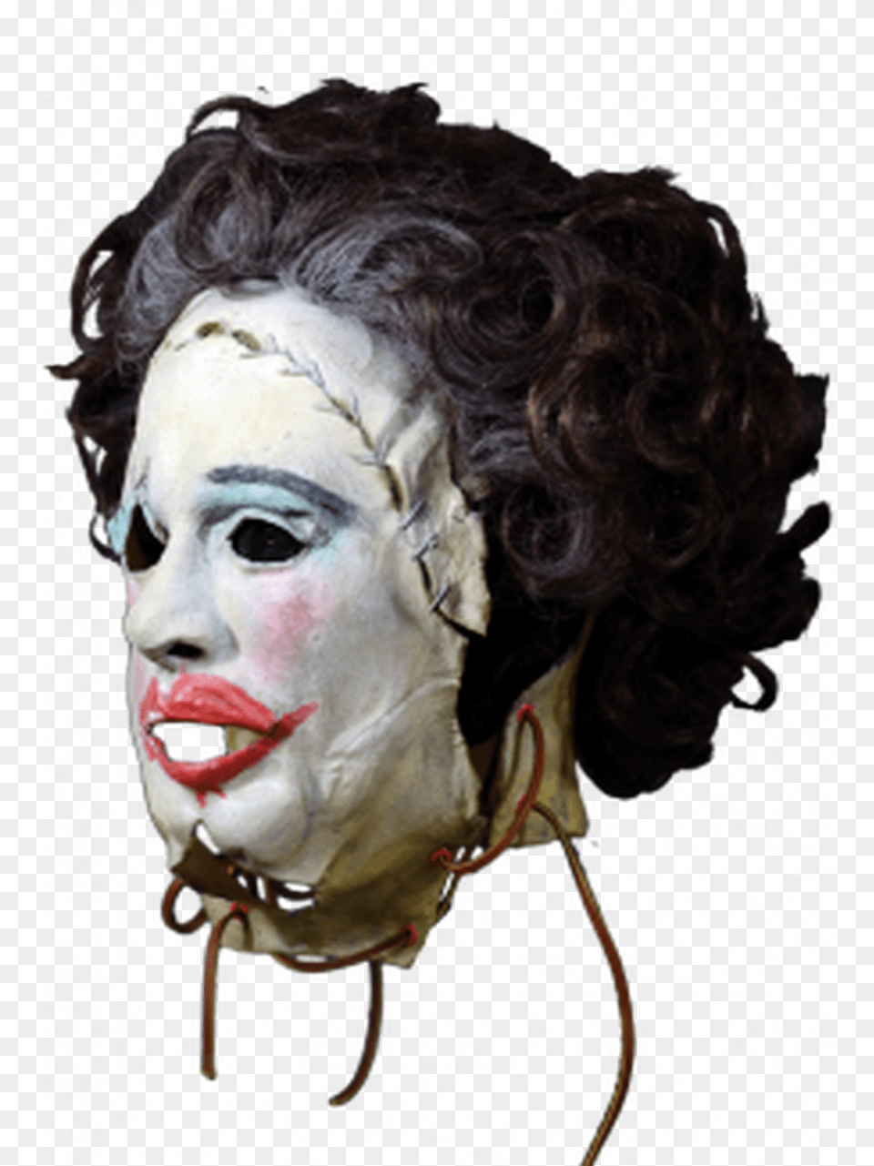 Leatherface Pretty Woman Mask Leatherface 1974 Woman Mask, Adult, Female, Person, Face Png Image
