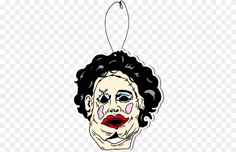 Leatherface Pretty Woman Patch, Accessories, Earring, Jewelry, Face Png Image