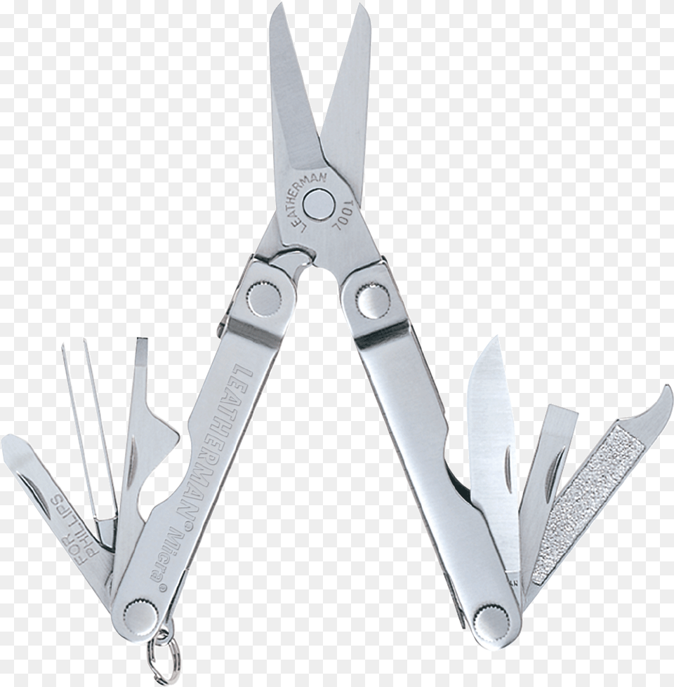 Leatherman Keychain, Scissors, Blade, Weapon, Device Free Png