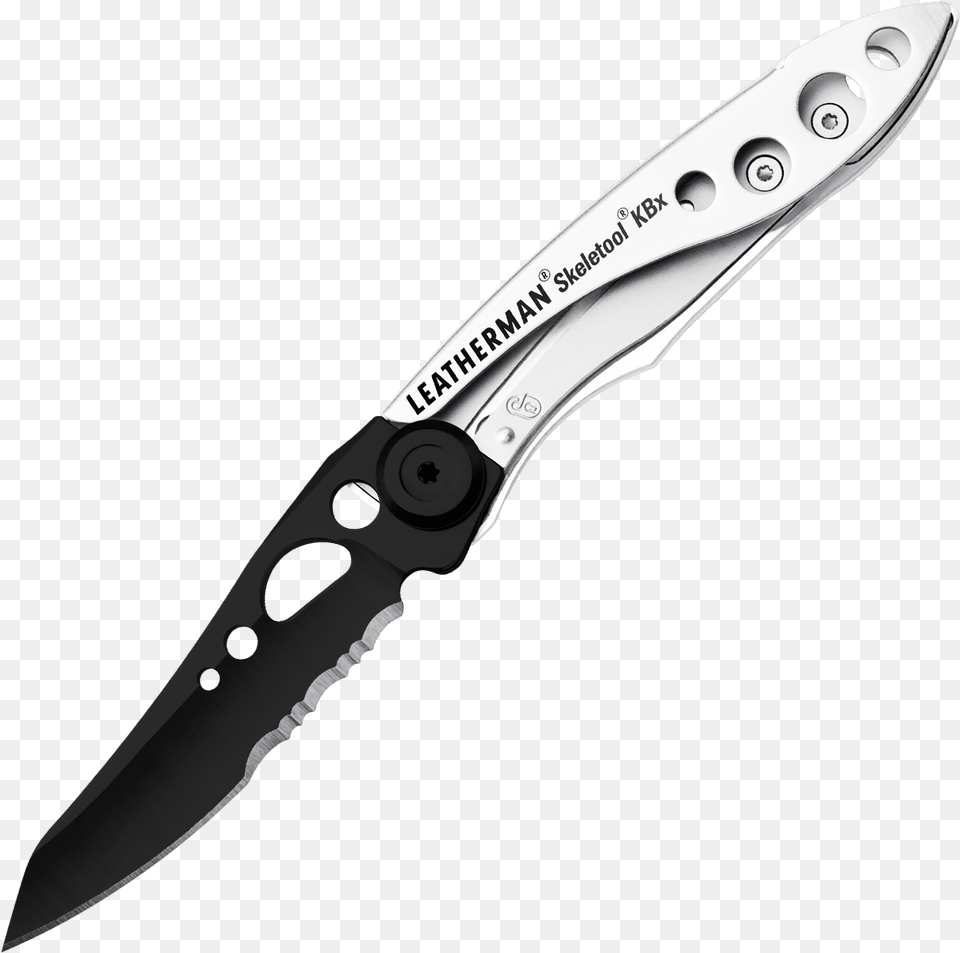 Leatherman Skeletool Kbx Black Silver, Blade, Dagger, Knife, Weapon Png Image