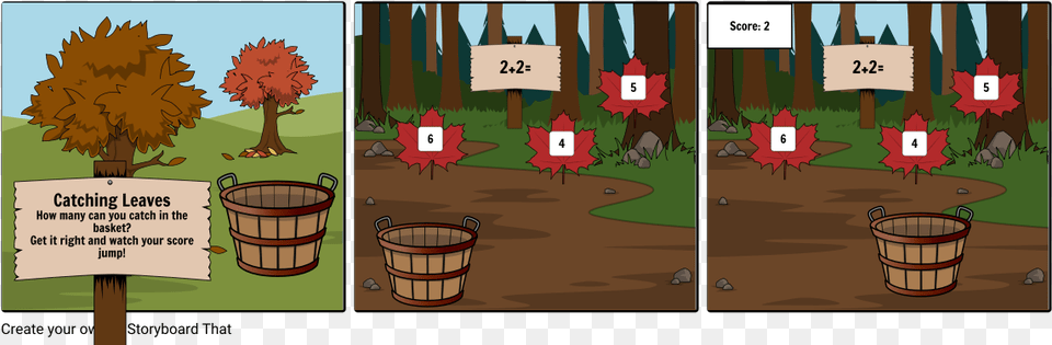 Leave Catcher Game Cartoon, Plant, Tree, Grass, Vegetation Free Transparent Png