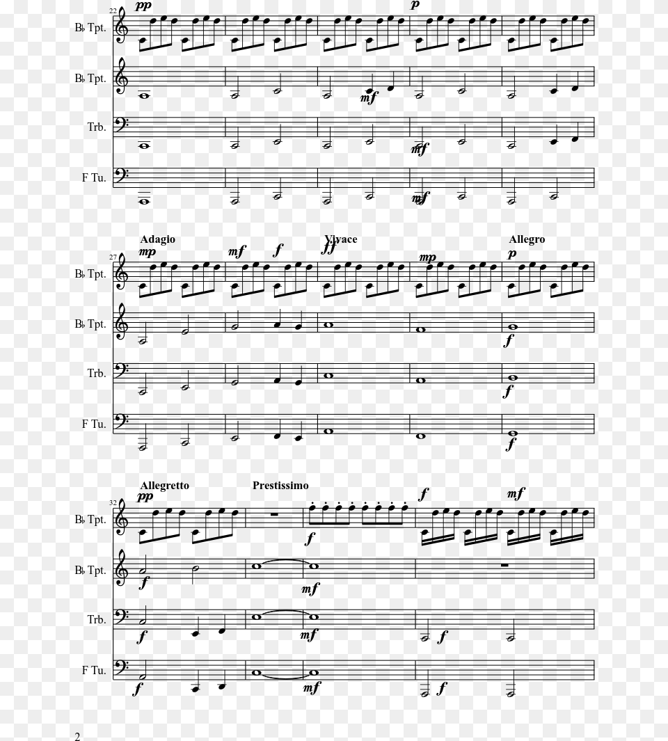 Leave Out All The Rest Sheet Music, Gray Free Transparent Png