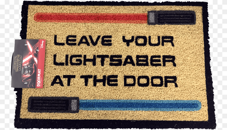 Leave Your Lightsaber At The Door Doormat Mat Png