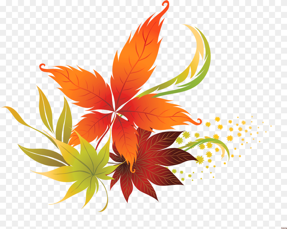 Leaves Clipart 7 Leaves Background Fall Leaves Clipart, Art, Floral Design, Graphics, Leaf Free Png
