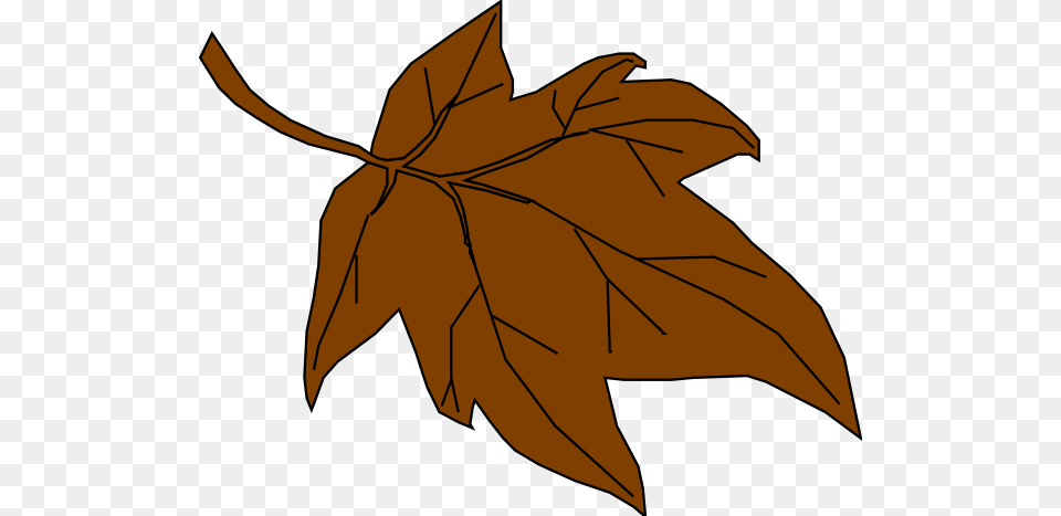 Leaves Clipart Brown Leaf, Maple Leaf, Plant, Tree, Animal Png Image