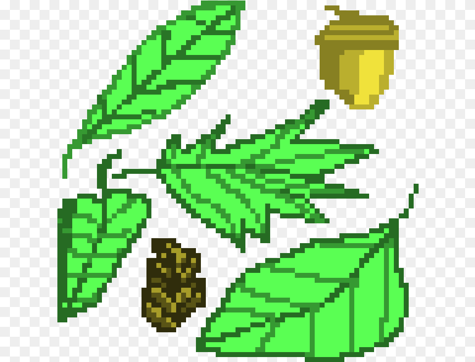 Leaves Pixel Art, Leaf, Plant, Herbal, Herbs Png