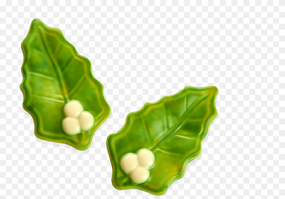 Leaves With Mistletoes Leaf, Plant, Food, Produce Png Image