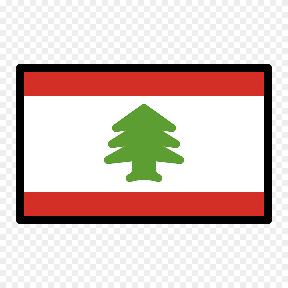 Lebanon Flag Emoji Clipart, Sign, Symbol Png Image