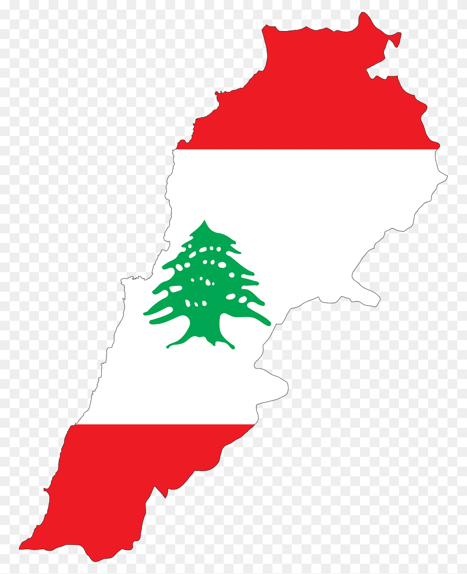 Lebanon Map Flag With Stroke Clipart, Chart, Plot, Baby, Tree Free Png