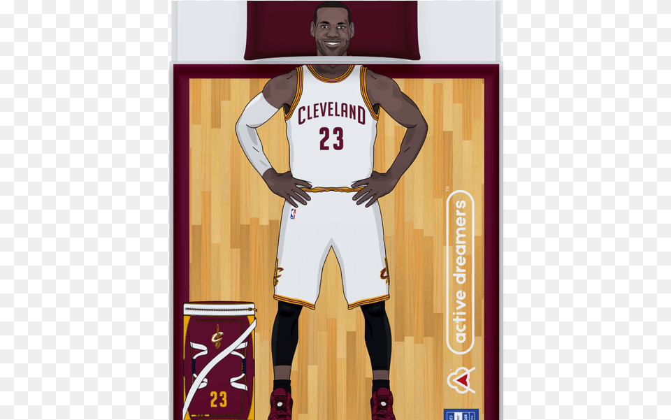 Lebron James Blanket And Pillow Set, Person, Clothing, People, Shirt Free Png