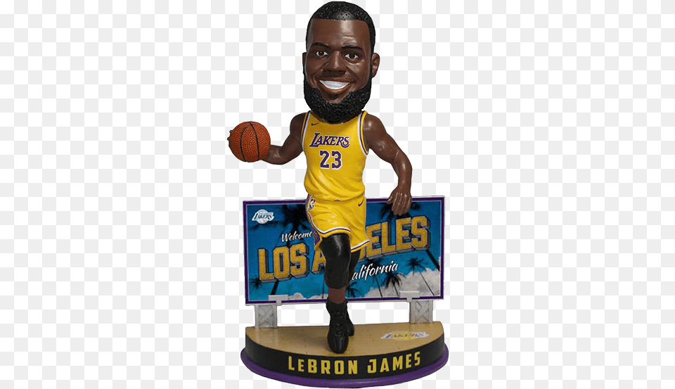 Lebron James Bobblehead Lakers, Ball, Basketball, Basketball (ball), Boy Png